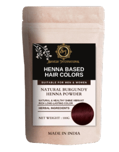 100% Organic Certified Burgundy Henna Powder Hair Colors