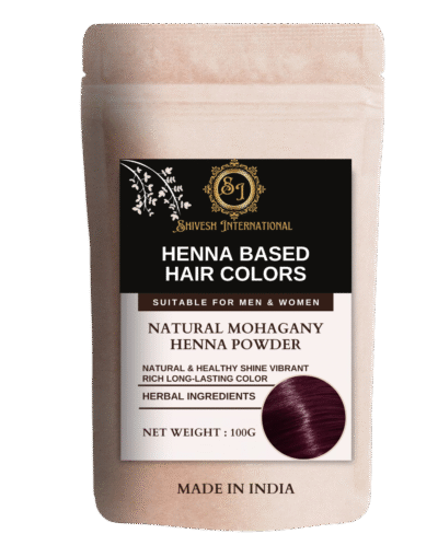 100% Organic Mahogany Henna Powder Hair Color