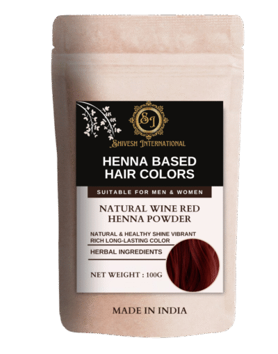 Herbal Wine Red Henna Hair Color
