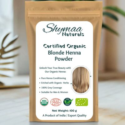 Organic Blonde Henna Hair Colors