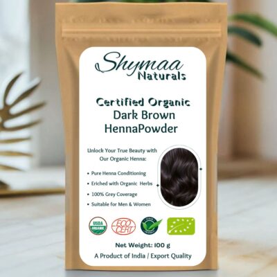 Organic Dark Brown Henna Hair Colors