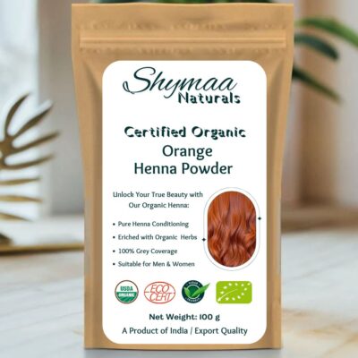 Organic Orange Henna Hair Colors