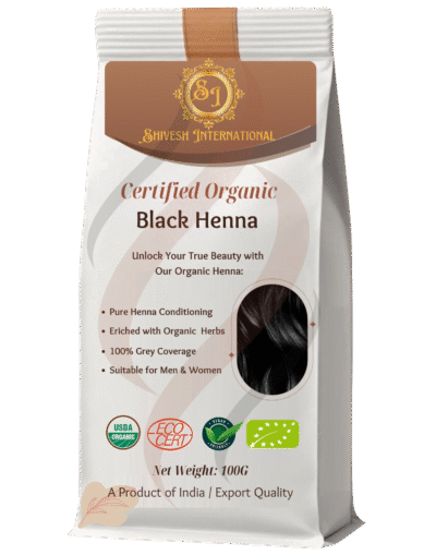 Black Organic Henna Hair Color
