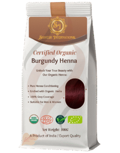 Burgundy Organic Henna Hair Color