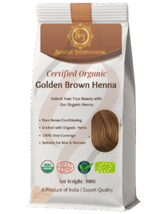 Golden Brown Organic Henna Hair Color