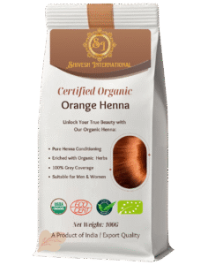 Orange Organic Henna Hair Color
