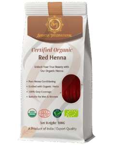 Red Organic Henna Hair Color