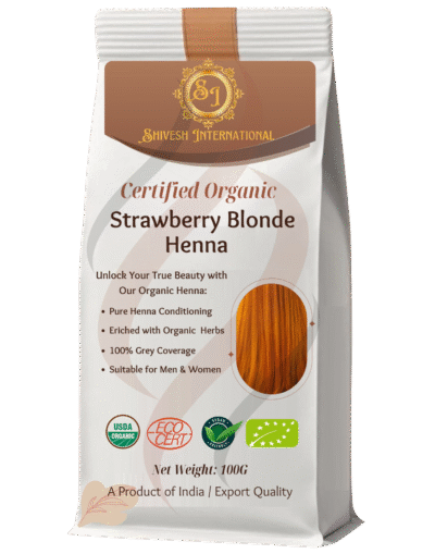 Strawberry Blonde Organic Henna Hair Color