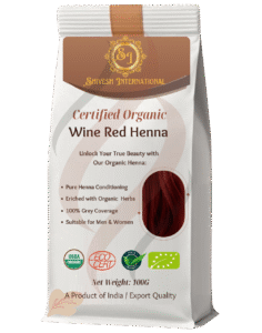 Wine Red Organic Henna Hair Color