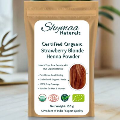 Organic Strawberry Blonde Henna Hair Colors
