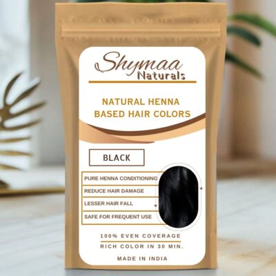 Black Natural Henna Based Hair Colors