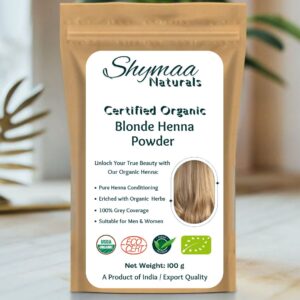 Organic Blonde Henna Hair Color